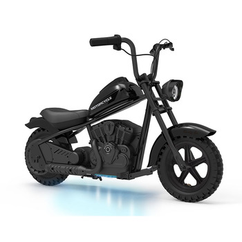 Home 53 Kids Electric Dirt Bike, 24V 250W, 2-Speed, 14MPH Max, 60 Min Ride, LED Lights