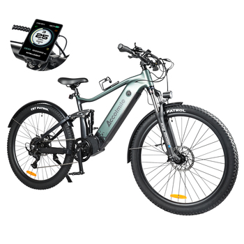 Home 27 Accolmile 750W 1200W Peak Electric Mountain Bike – BAFANG Mid Motor, 275"29" E-Bike