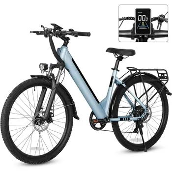 Home 50 Step-Through Electric Bike UL 2849, 350W Motor, 36V 9Ah Battery, 20MPH